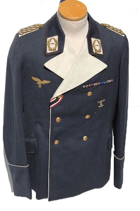 German Luftwaffe Officer Tunic Wwii Uniforms Military Uniform