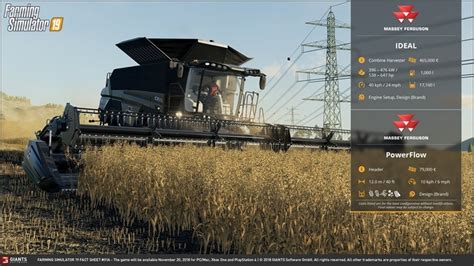 Farming Simulator 19 Fact Sheets Focus On Some Mammoth Machines