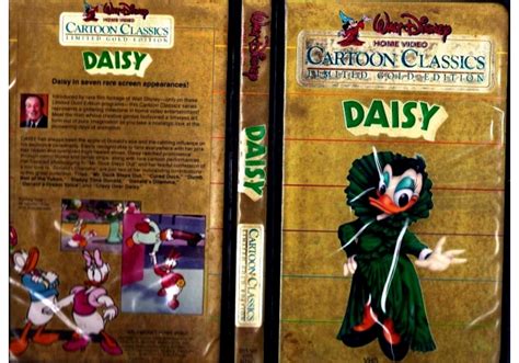 Walt Disney Cartoon Classics Limited Gold Edition Daisy 1984 On