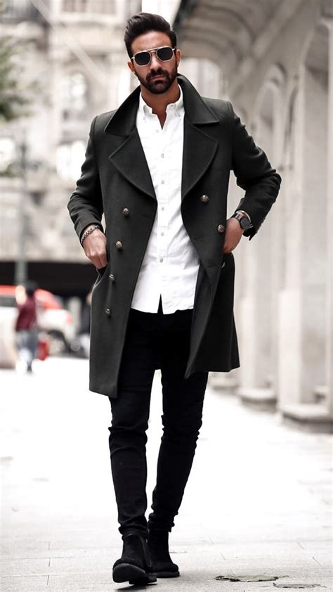 5 Coolest Long Coat Outfits For Men Longcoat Outfits Mensfashion Streetstyle