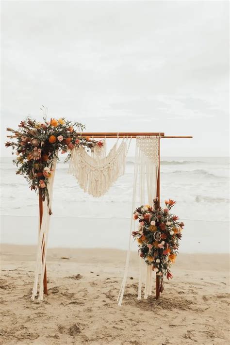 Beautiful Beach Wedding Arches Ideas Arabia Weddings