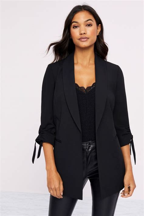 Buy Lipsy Ruched Sleeve Blazer From The Next Uk Online Shop In