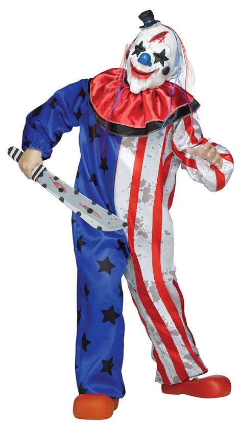 Boys It Killer Clown Fancy Dress Costume Children Pennywise Evil Clown