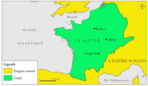 Carte De La Gaule Carte De La Gaule La Gaule Carte