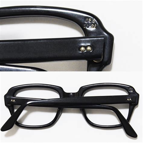 1960 s 70 s type s9 uss military official eyeglasses black ｜ ビンテージ眼鏡 american classics