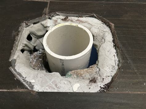 Time to set fixtures in the new bathroom and we start by. Need Help Setting Toilet Flange | TexAgs