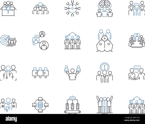 Ceo Conference Outline Icons Collection Ceo Conference Meeting