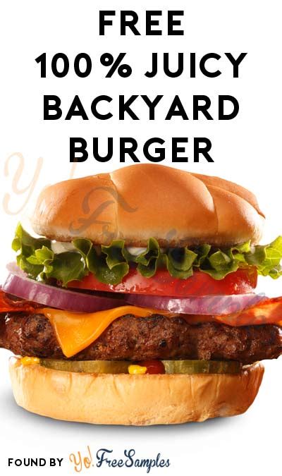 Our burgers and sandwiches are made with you in mind, affordable, fresh, original, simple and yummy! FREE Backyard Burger Coupon - Yo! Free Samples