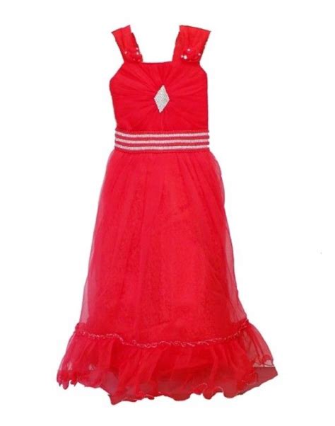 Red Color Frock Rs1195 Brand Nanak Garments Product Code 2047 P
