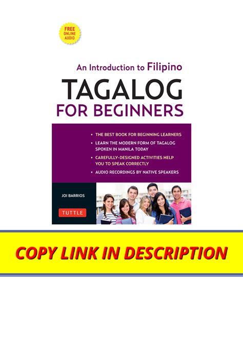 Ebook Download Tagalog For Beginners An Introduction To Filipino The