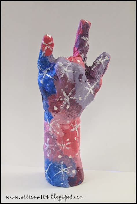 Art Room 104 Art 7 George Segal Inspired Hand Casts
