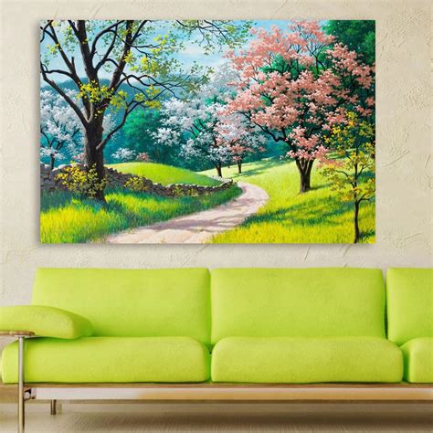 Canvas Painting Beautiful Nature Modern Art Wall Painting For Living