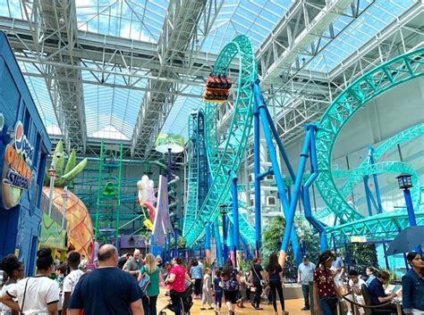 Where Is Nickelodeon Universe The Largest Indoor Theme Park Is In New