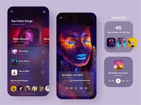Music Mobile App Ux Ui Design By Ghulam Rasool 🚀 On Dribbble