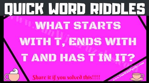 Easy Word Riddles Top 10 Hard With Answers Riddle Topazbtowner