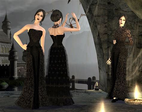 Mod The Sims Fashion Story From Heather Charm Of Gothic 5 Lace