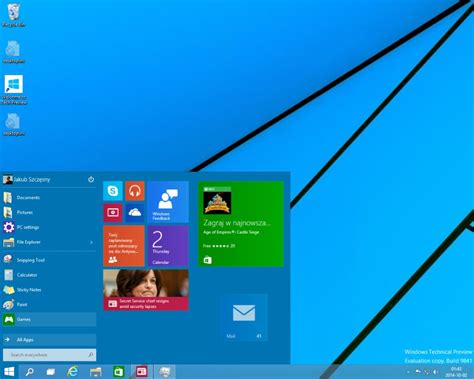 Windows 10 Technical Preview Pierwsze Wrażenia Antyweb