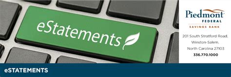 This is a document that comes from financial institutions, and it's connected to your account. Piedmont Federal Savings Bank - Banking Services - Ways To ...