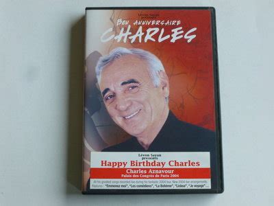 Charles Aznavour Bon Anniversaire Live Dvd Tweedehands Cd