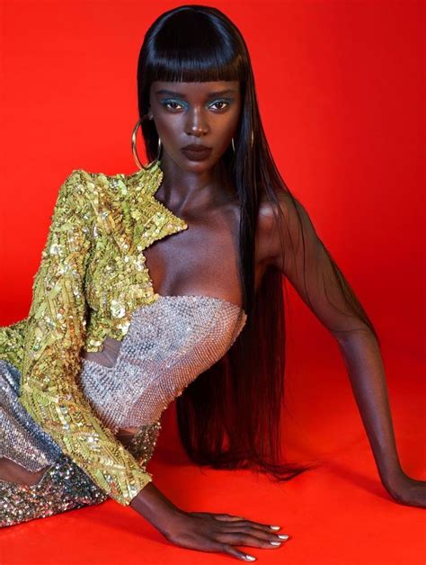 duckie thot in the harper s bazaar mexico september 2018 issue model black beauties supermodels