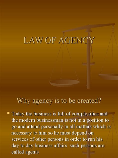 Law Of Agency Law Of Agency Ratification