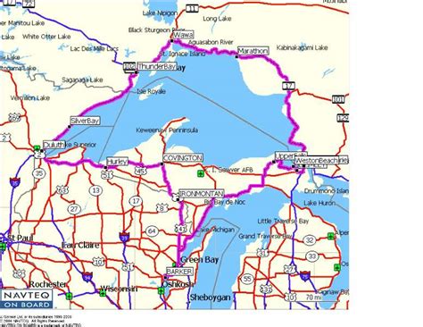 Lake Michigan Circle Tour Map Maping Resources