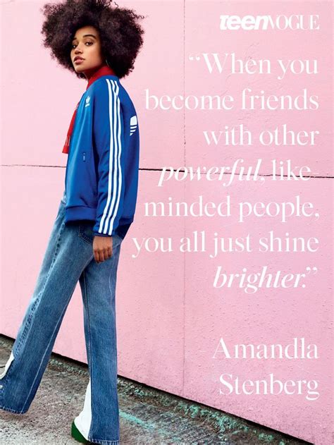 Amandla Stenberg Is All About That Girl Power Cool Words Clever