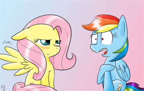 Fluttershy X Rainbow Dash Coloring By Khaotixdream By Khaotixdreamfd On Deviantart Rainbow