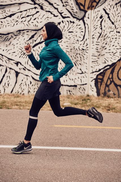 Womens Running Magazine Cover Run Like A Hijabi