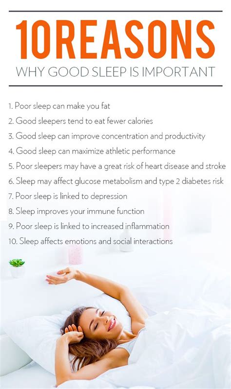 here are the reasons why good sleep is important healthybody goodsleep important healthy