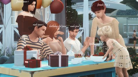 Sims 4 Birthday Pose Cc