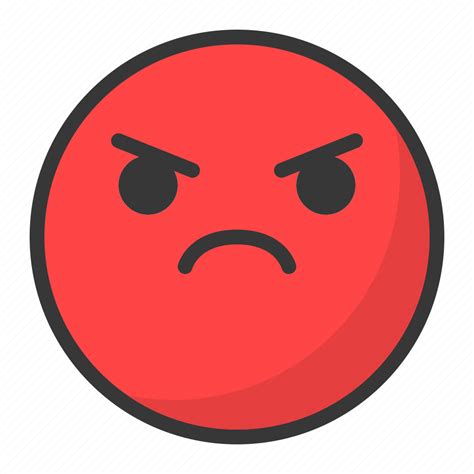Angry Emoji Emoticon Mad Icon Download On Iconfinder