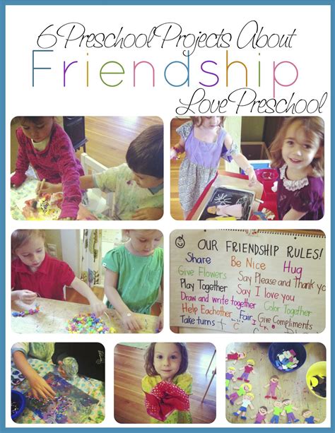 6 Friendship Projects For Preschoolers Friendship Activities