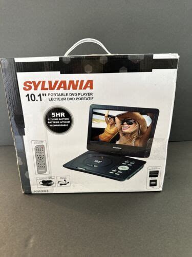 New Sylvania Sdvd1030 10” Portable Dvd Player Nib 58465775001 Ebay
