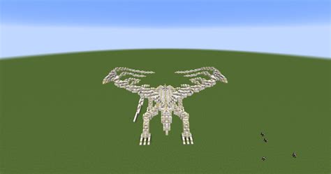 Desert Skeleton Dragon Minecraft Map