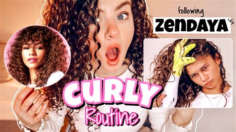 i tried zendaya s curly hair routine 2021 miss jessie s multicultural curls youtube