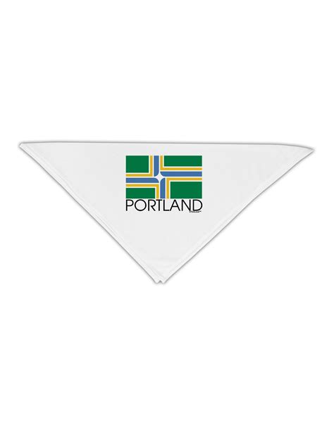 Portland Oregon Flag Text Adult 19 Square Bandana Davson Sales
