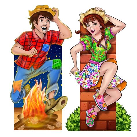 Casal Caipira Festa Junina