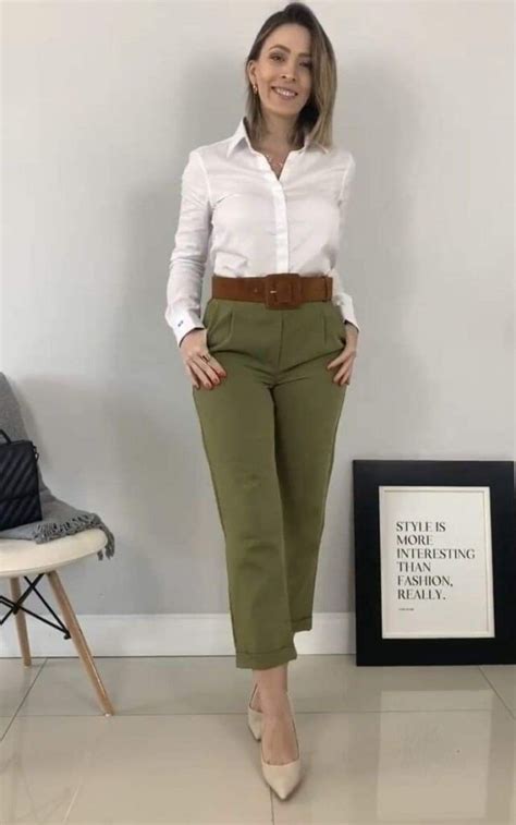 Aprende A Combinar Un Pantal N Verde Olivo Con Estos Outfits Mujer