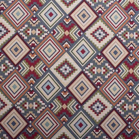 Tapestry crochet patterns bead loom patterns crochet stitches cross stitch patterns cross stitching cross stitch embroidery embroidery patterns knitting charts knitting patterns. World of Aztec Bright Tapestry Geometric Pattern Upholstery Curtain Fabric | eBay