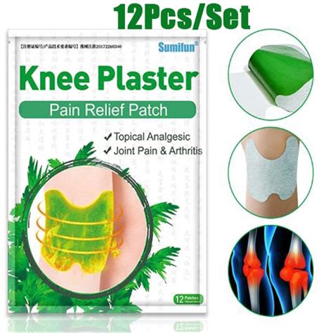 12pcs Pain Relief New Knee Plaster Sticker Patch Wormwood Extract Knee