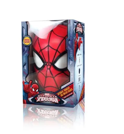 3d Light Fx Marvel Ultimate Spider Man 3d Deco Light Mask New 29