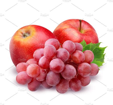 Apples And Grapes Containing Grapes Berries And Red Food Images