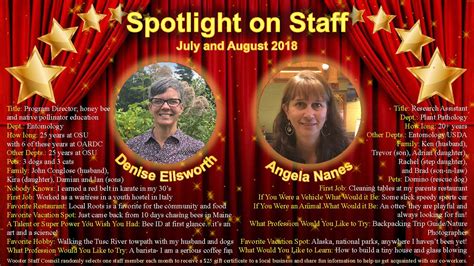 Spotlight On Staff July And August 2018 Wooster Campus Staff Council