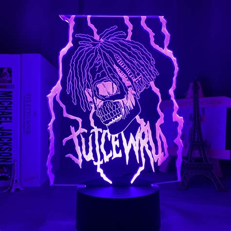 Juice WRLD Light 3D LED Light Room Light Juice WRLD Fans Inspire Uplift