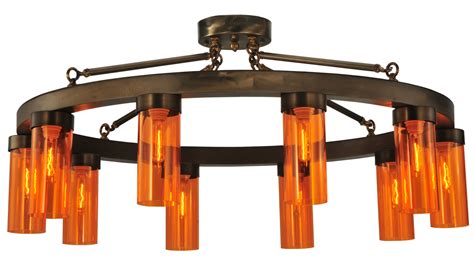 If the wires you are talking about are connected directly to the sockets and are fixture wire installed by the mfg. Meyda 131887 Clark Large Semi-Flush Mount Ceiling Fixture