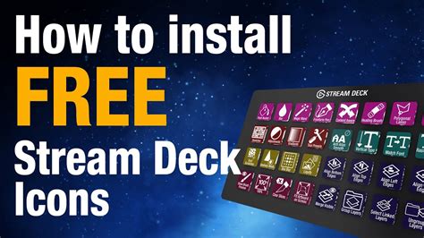 How To Install Free Stream Deck Icons Youtube