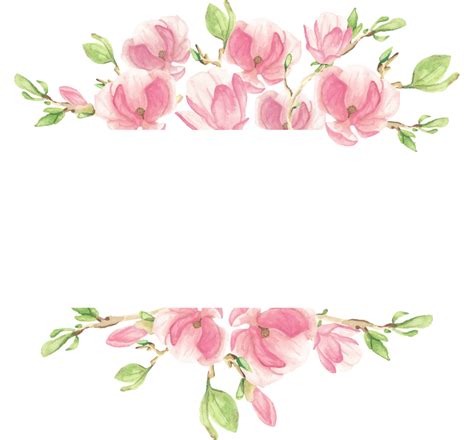 Pastel Watercolor Flower Png Free Png Images