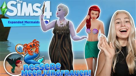 Die Neue Expanded Mermaid Mod🧜🏼‍♀️😍 Modvorstellung Die Sims 4 Simbo Youtube