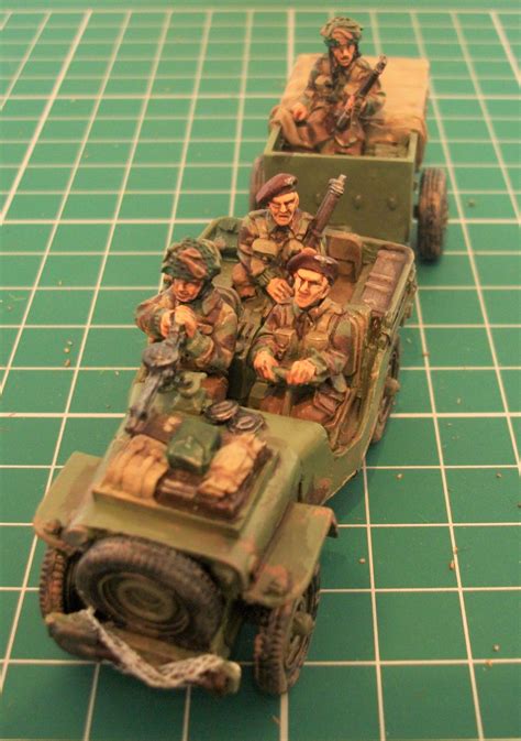 Bolt Action British Airborne Jeep And Trailer Warlord Games Bolt Action